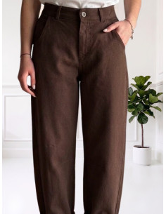 Pantalone baloon fustagno MORO
