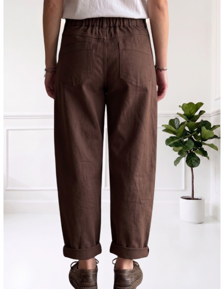 Pantalone baloon fustagno MORO