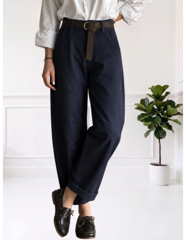 Pantalone baloon fustagno BLU 535310613