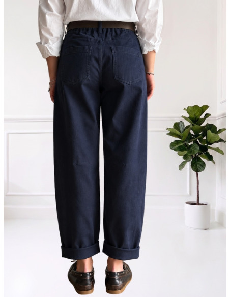 Pantalone baloon fustagno BLU 535310613