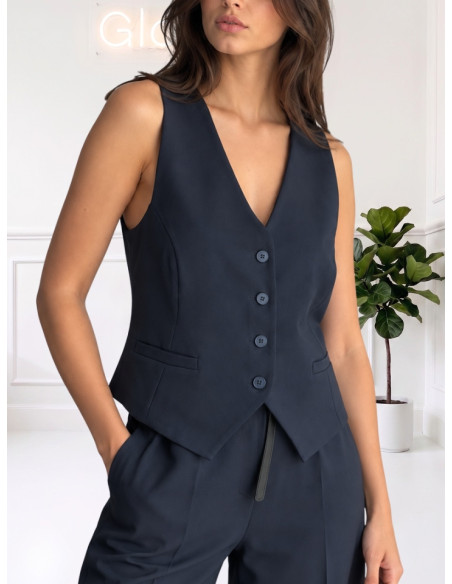 Gilet Sartoriale Donna Corto