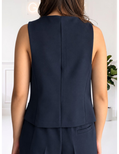 Gilet Sartoriale Donna Corto