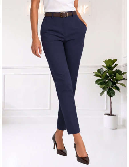 Pantalone gamba stretta BLU 27P5537
