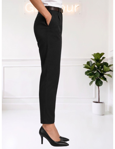 Pantalone gamba stretta NERO