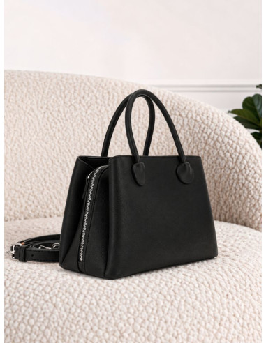 Borsa Tote Donna Nera CaféNoir Effetto Saffiano