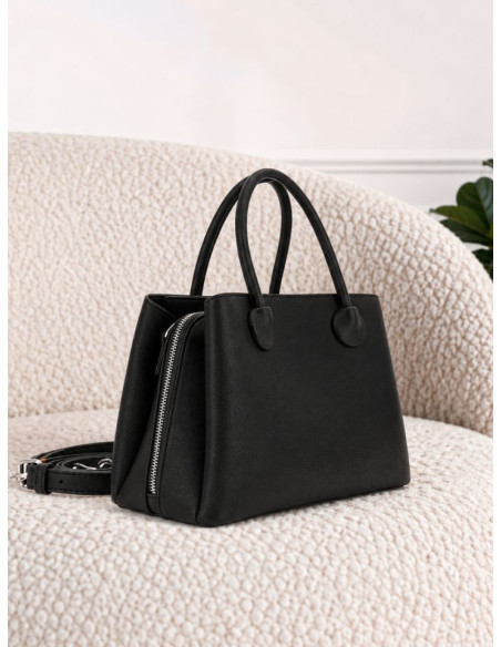 Borsa Tote Donna Nera CaféNoir Effetto Saffiano