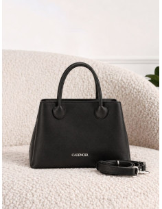 Borsa Tote Donna Nera CaféNoir Effetto Saffiano