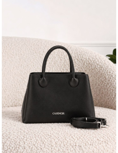 Borsa Tote Donna Nera CaféNoir Effetto Saffiano