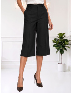 Bermuda Donna Nero Motel Elegante | Completo con Giacca