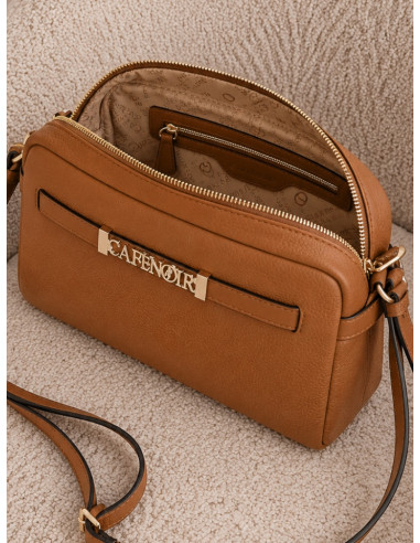 Borsa CaféNoir Camera Bag Cuoio C3WD1110 a Tracolla
