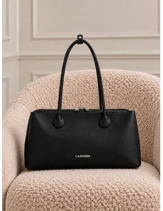 Shopping Bag Nera Donna CaféNoir Effetto Saffiano C3YD1114