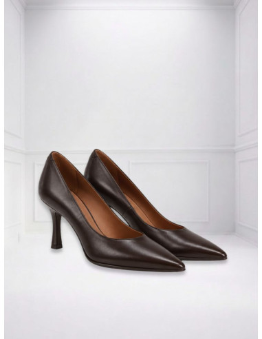 Décolleté Donna Pelle Moro Tacco 7 Massimo Baldi 550-1