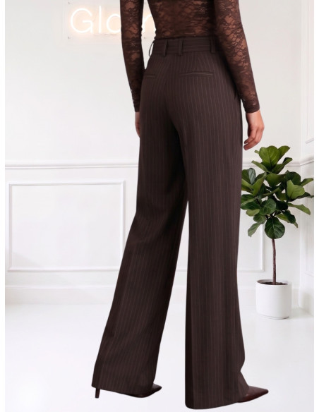 Pantalone Palazzo Gessato Moro Tensione In | 27P5060AI26CAMP