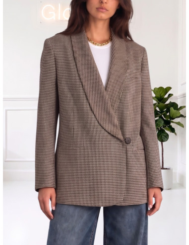 Blazer Pied-de-Poule Moro Tensione In | AI26563CAMP