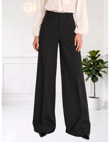 Pantalone Palazzo Nero Punto Milano Tensione In Donna