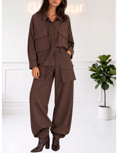 Zahjr Pantalone Cargo Moro Donna 535310801