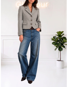 Blazer corto quadratino CASHA