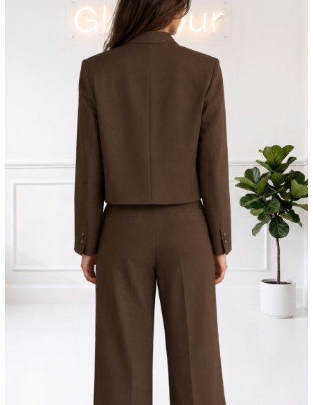Giacca Crop Donna Testa di Moro | King Kong