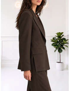 Giacca Blazer con Spacchi Laterali Moro - King Kong