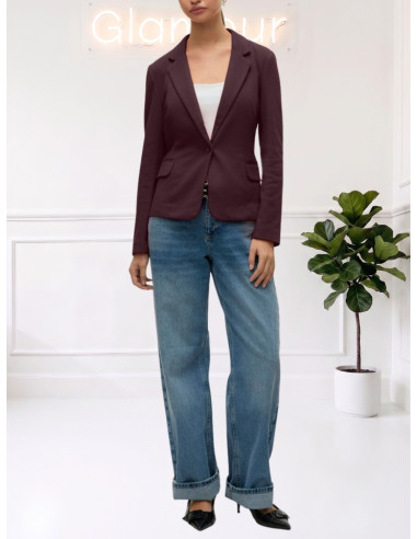 Blazer Donna Elasticizzato Vino | Vero Moda
