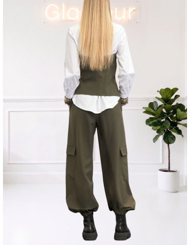 Corpetto Donna Sartoriale Militare | Le Streghe