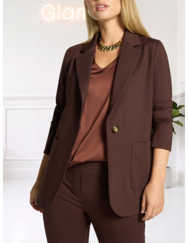 Blazer Monopetto Testa di Moro | Elena Mirò