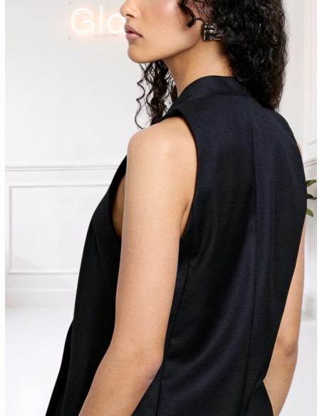 Gilet Doppiopetto Nero | Two Way