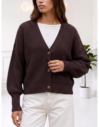 Cardigan bottoni tartarugati TMORO 10249632