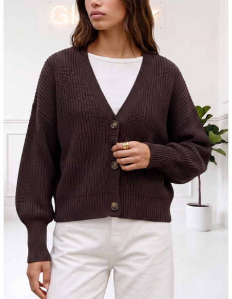 Cardigan bottoni tartarugati TMORO 10249632