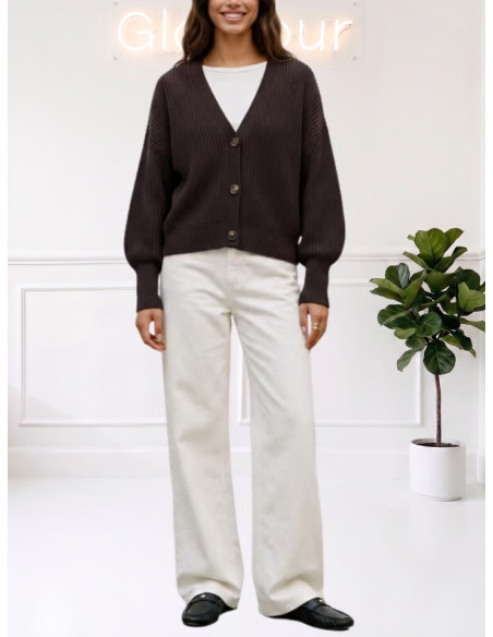 Cardigan bottoni tartarugati TMORO 10249632