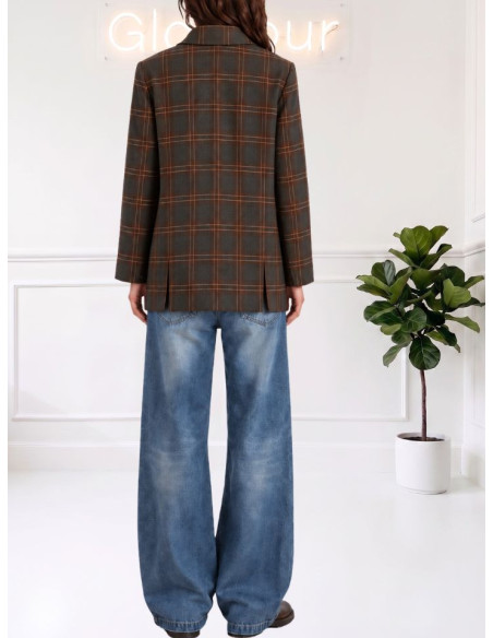 Giacca Check Donna Monopetto | Le Streghe