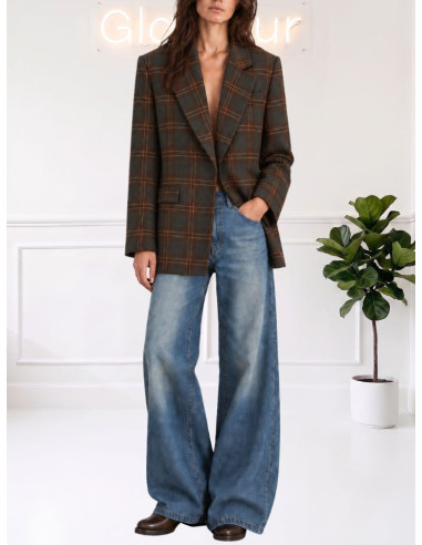 Giacca Check Donna Monopetto | Le Streghe