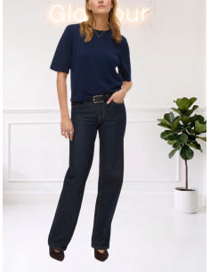 Pullover Oversize Donna Blu Manica Corta Vero Moda