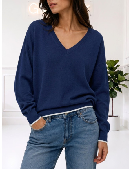 Maglioncino Double Face Blu Donna | Vero Moda