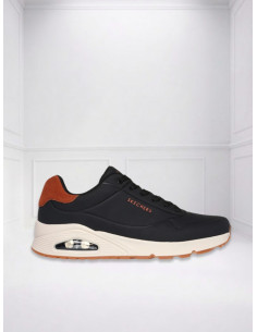 Sneakers Uno Suited On Air Nero Skechers | Glamour Shop
