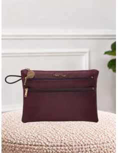 Mimì Muà Pochette Organizer Prugna con Zip