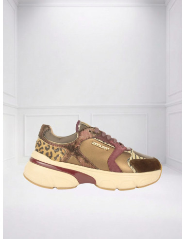 Sneakers Chunky Animalier Bronzo | Janet & Janet