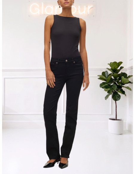 Jeans Straight Fit Donna Nero | Vero Moda