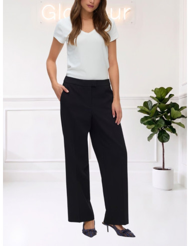 Pantalone Sartoriale Wide Leg Nero | Vero Moda