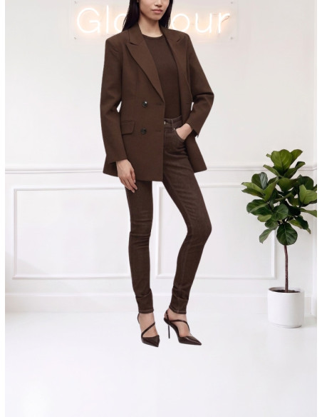 Blazer Doppiopetto Donna Coffee Bean | Vero Moda