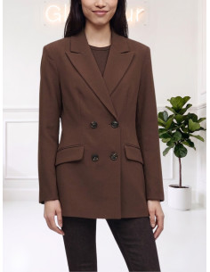 Blazer Doppiopetto Donna Coffee Bean | Vero Moda