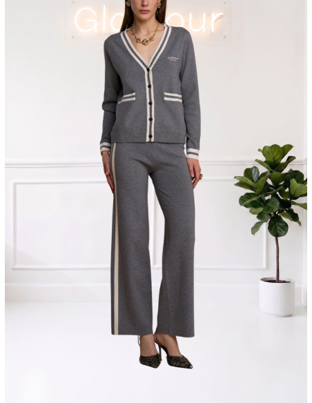 Cardigan No Secret Tennis Grigio Donna – 263NS262