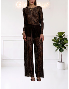 Maglia Sottogiacca in Pizzo Nero - No Secret
