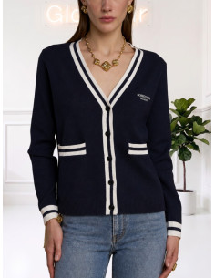 Cardigan No Secret Tennis Blu Donna – 263NS262