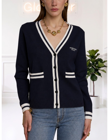 Cardigan No Secret Tennis Blu Donna – 263NS262