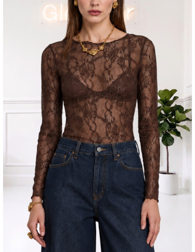 Maglia Pizzo Moro No Secret Donna – 263NS135