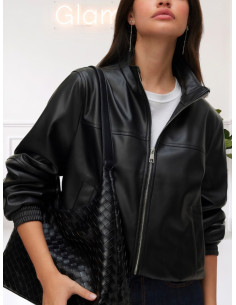 Bomber ecopelle NERO 10346629
