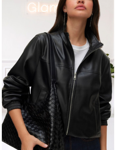 Bomber ecopelle NERO 10346629