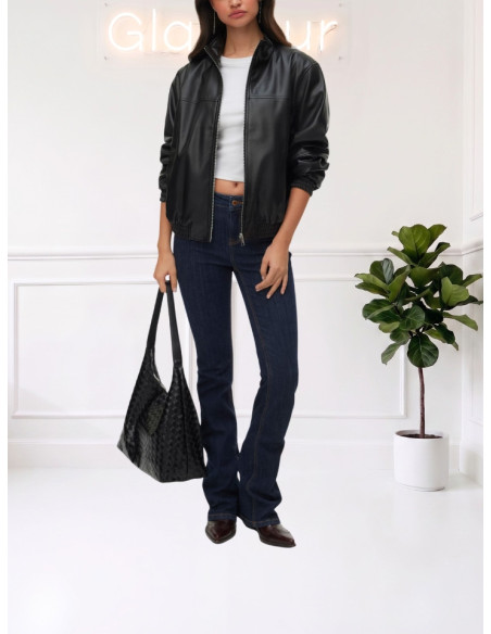 Bomber ecopelle NERO 10346629
