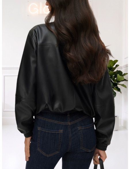 Bomber ecopelle NERO 10346629